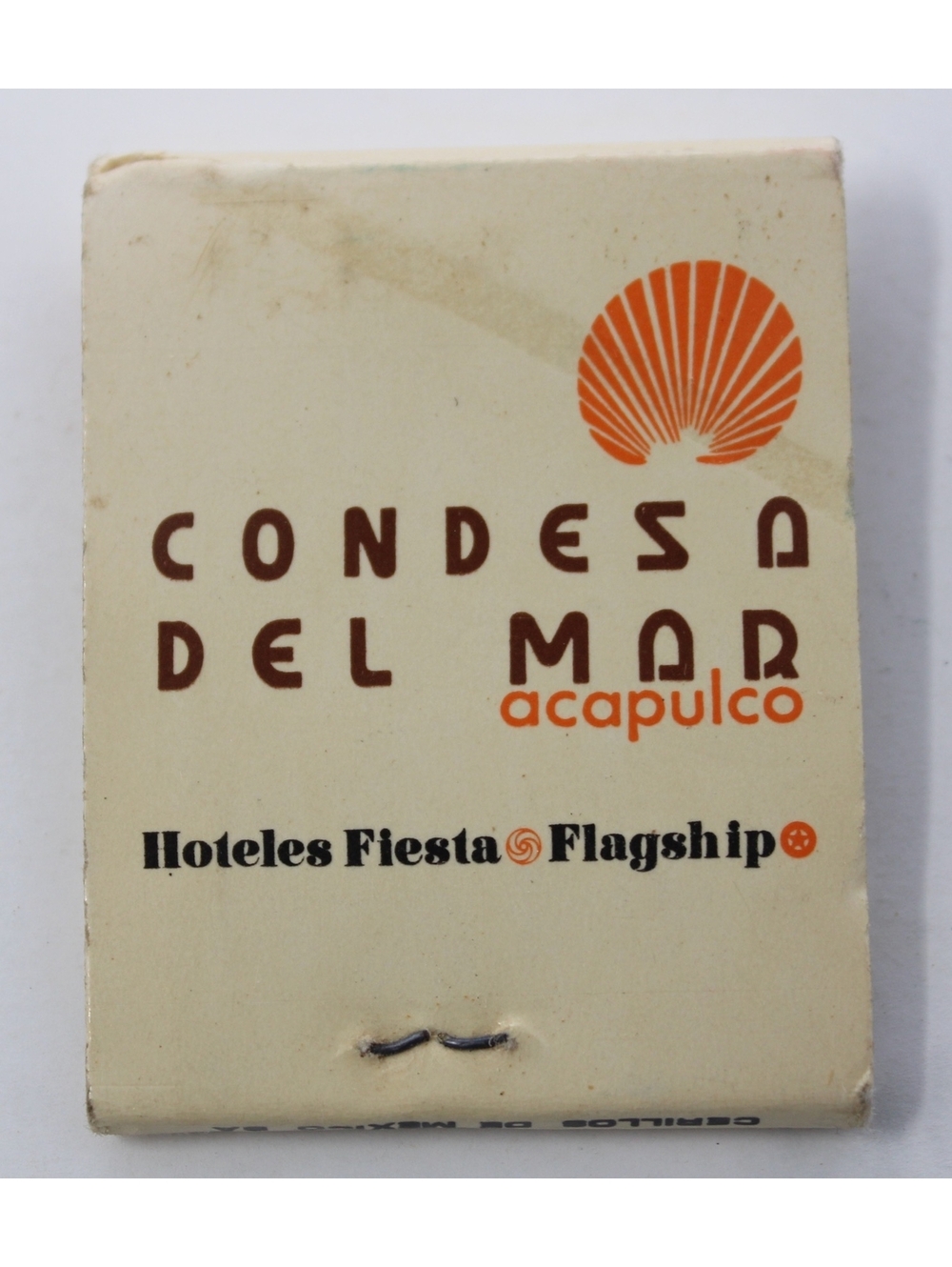 Vintage 1960s Matchbook Condesa Del Mar Acapulco Hoteles Fiesta Flagship Mexico